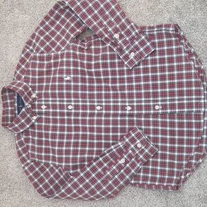Plaid Cotton Poplin Button-Down Polo